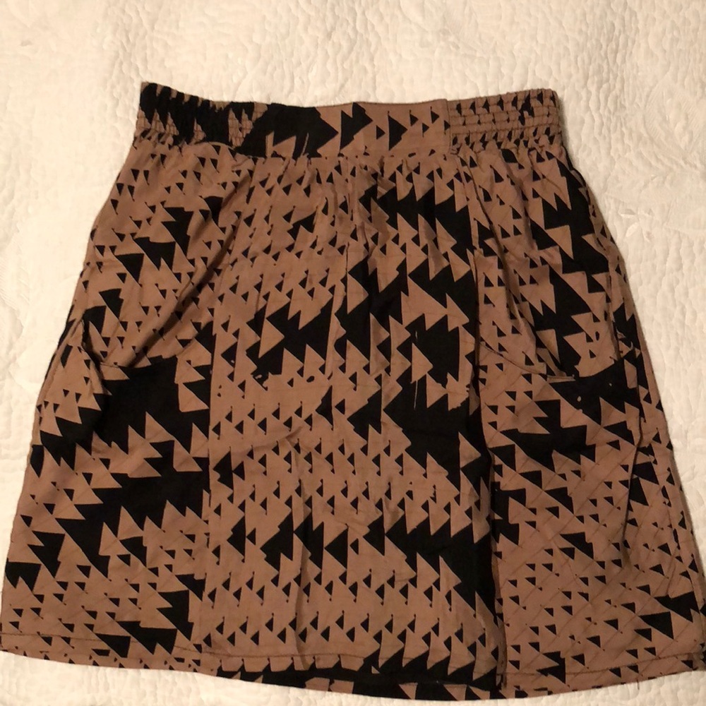 The Addison story Aztec print skirt
